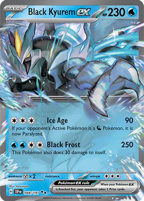 Black Kyurem ex (048/191) [Scarlet & Violet: Surging Sparks] | Anubis Games and Hobby