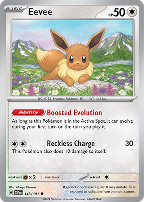 Eevee (143/191) [Scarlet & Violet: Surging Sparks] | Anubis Games and Hobby