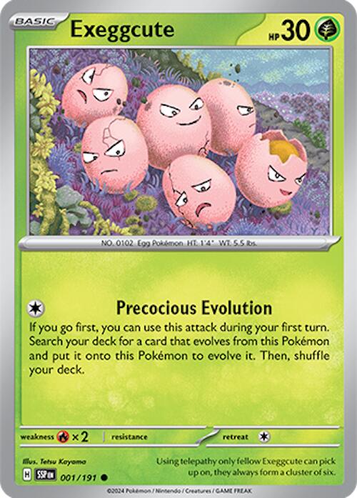 Exeggcute (001/191) [Scarlet & Violet: Surging Sparks] | Anubis Games and Hobby