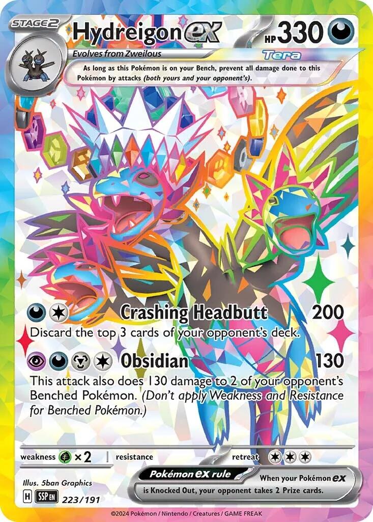 Hydreigon ex (223/191) [Scarlet & Violet: Surging Sparks] | Anubis Games and Hobby