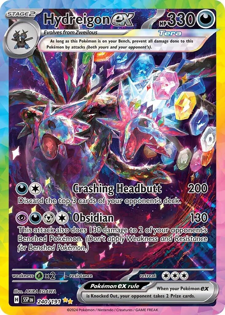 Hydreigon ex (240/191) [Scarlet & Violet: Surging Sparks] | Anubis Games and Hobby