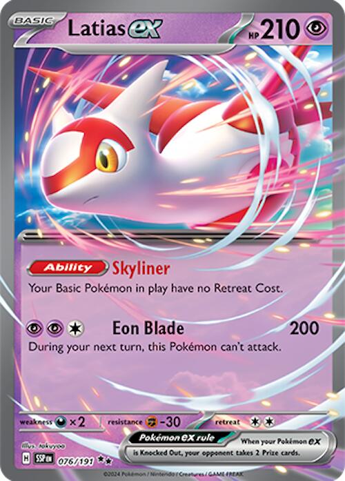 Latias ex (076/191) [Scarlet & Violet: Surging Sparks] | Anubis Games and Hobby