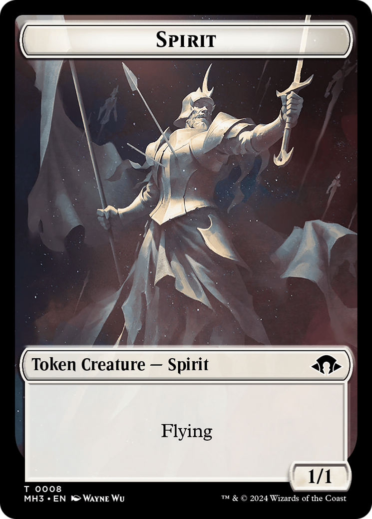 Servo // Spirit (0008) Double-Sided Token [Modern Horizons 3 Tokens] | Anubis Games and Hobby