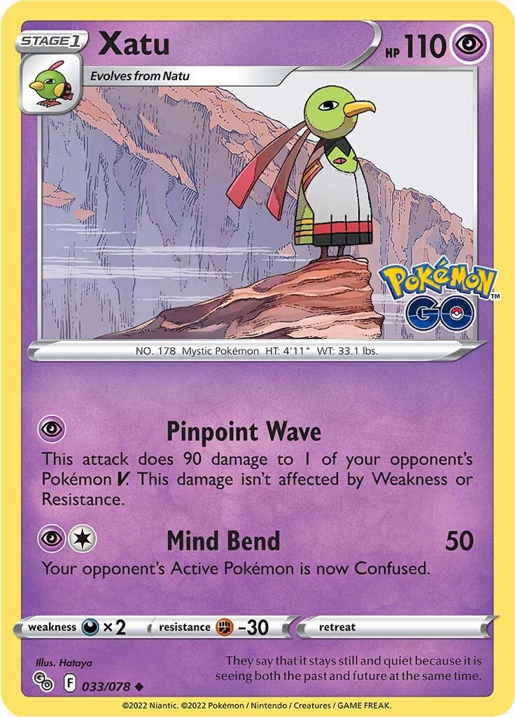 Xatu (033/078) [Pokémon GO] | Anubis Games and Hobby