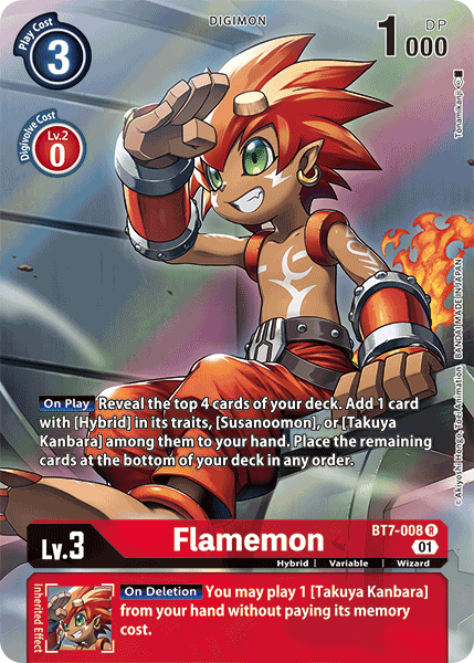 Flamemon [BT7-008] (Alternate Art) [Next Adventure] | Anubis Games and Hobby