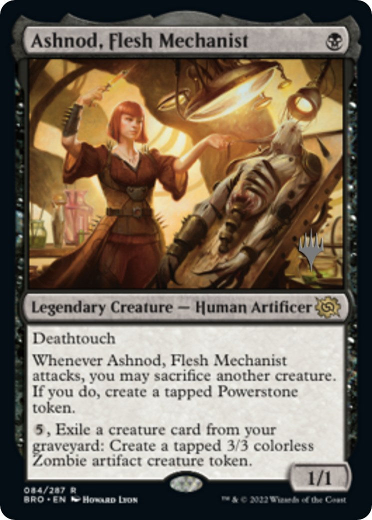 Ashnod, Flesh Mechanist (Promo Pack) [The Brothers' War Promos] | Anubis Games and Hobby