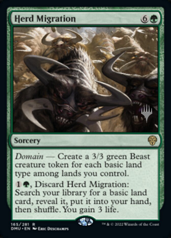 Herd Migration (Promo Pack) [Dominaria United Promos] | Anubis Games and Hobby