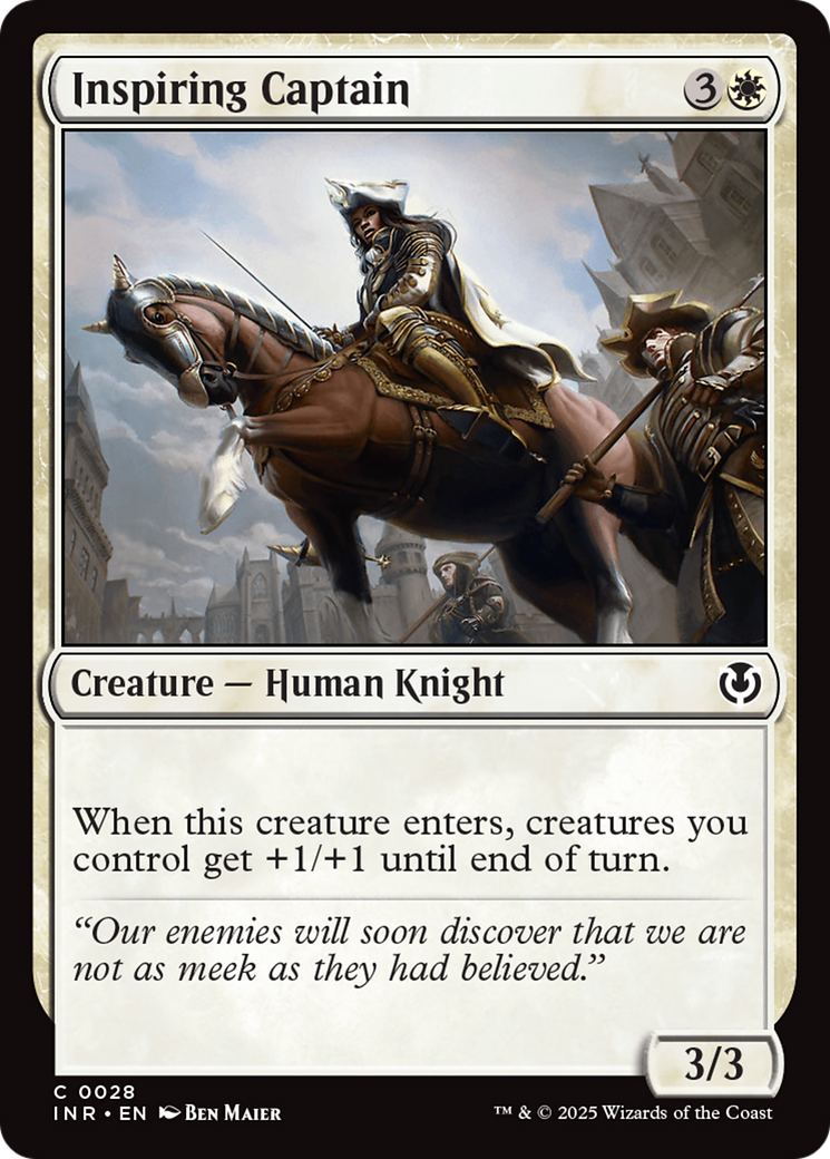 Inspiring Captain [Innistrad Remastered] | Anubis Games and Hobby
