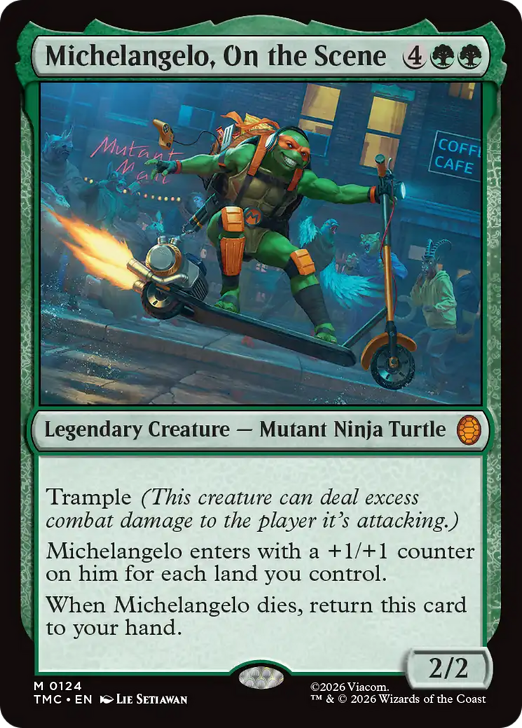 Michelangelo, On the Scene [Teenage Mutant Ninja Turtles Commander] | Anubis Games and Hobby