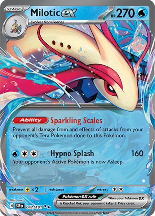 Milotic ex (042/191) [Scarlet & Violet: Surging Sparks] | Anubis Games and Hobby