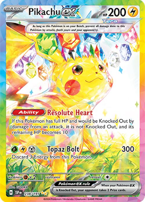 Pikachu ex (238/191) [Scarlet & Violet: Surging Sparks] | Anubis Games and Hobby