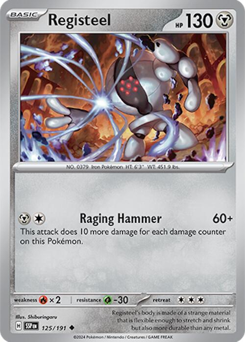 Registeel (125/191) [Scarlet & Violet: Surging Sparks] | Anubis Games and Hobby