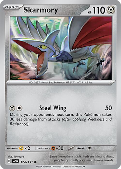 Skarmory (124/191) [Scarlet & Violet: Surging Sparks] | Anubis Games and Hobby