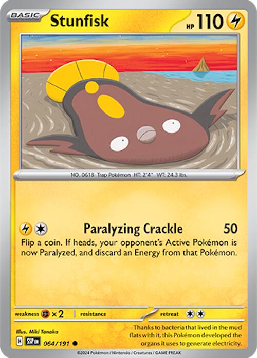 Stunfisk (064/191) [Scarlet & Violet: Surging Sparks] | Anubis Games and Hobby