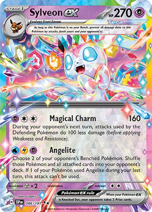 Sylveon ex (086/191) [Scarlet & Violet: Surging Sparks] | Anubis Games and Hobby