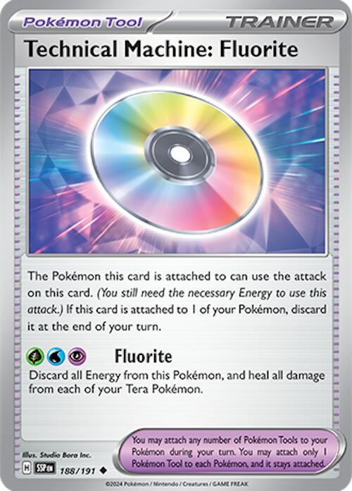 Technical Machine: Fluorite (188/191) [Scarlet & Violet: Surging Sparks] | Anubis Games and Hobby