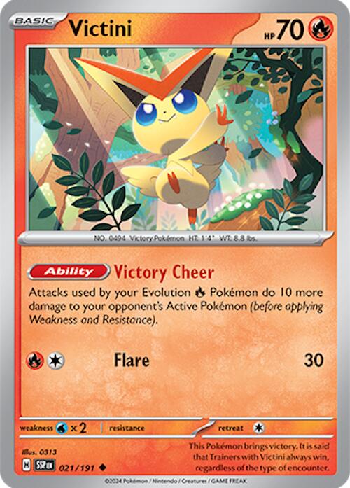 Victini (021/191) [Scarlet & Violet: Surging Sparks] | Anubis Games and Hobby