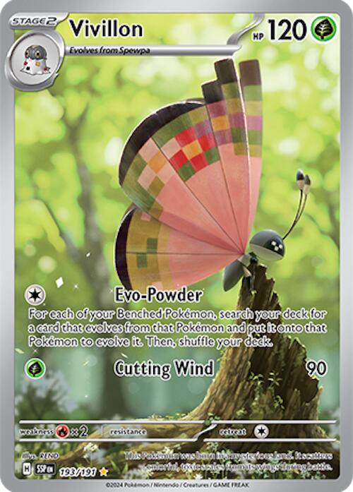 Vivillon (193/191) [Scarlet & Violet: Surging Sparks] | Anubis Games and Hobby