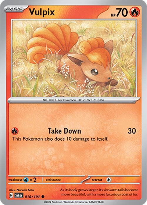 Vulpix (016/191) [Scarlet & Violet: Surging Sparks] | Anubis Games and Hobby