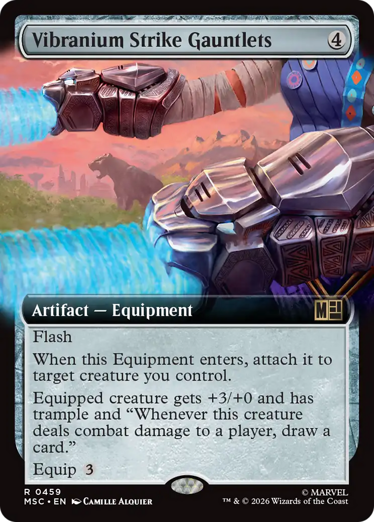 Vibranium Strike Gauntlets (Extended Art) [Marvel Super Heroes Commander] | Anubis Games and Hobby
