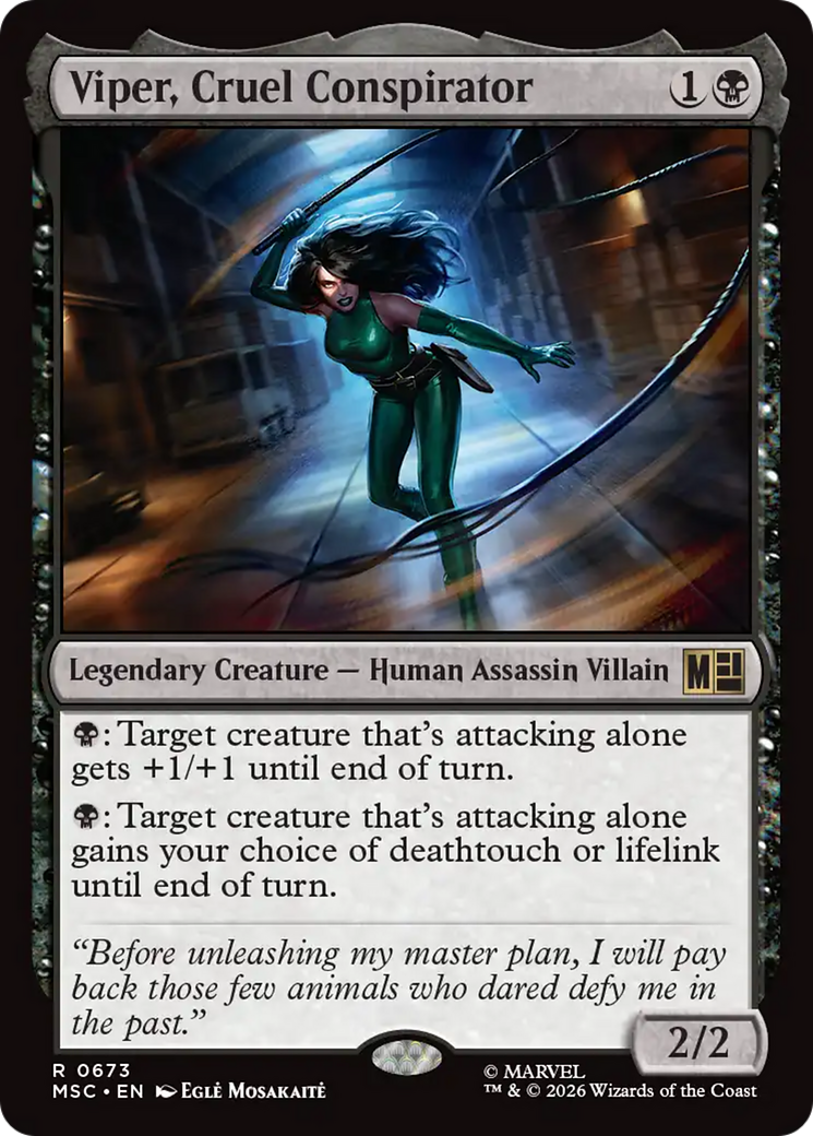 Viper, Cruel Conspirator [Marvel Super Heroes Commander] | Anubis Games and Hobby