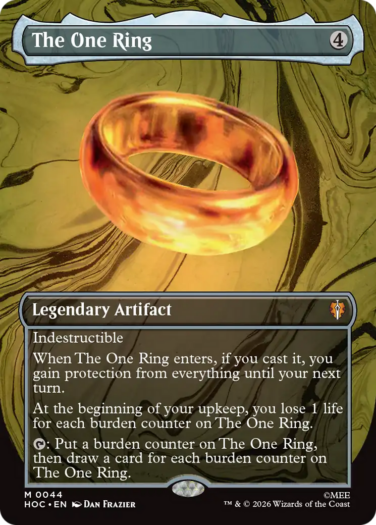 The One Ring (Borderless) [The Hobbit] | Anubis Games and Hobby