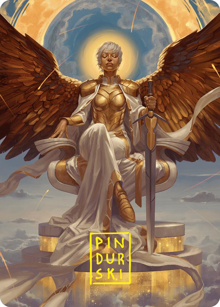 Herald of Eternal Dawn Art Card (27/54) (Gold-Stamped Signature) [Foundations Art Series] | Anubis Games and Hobby