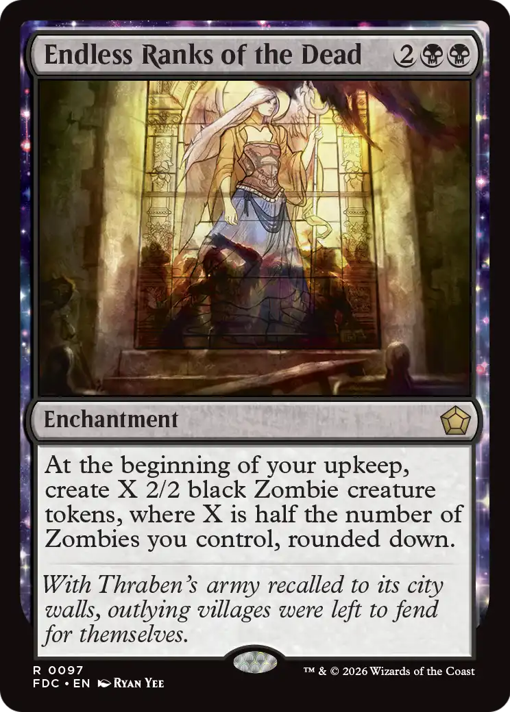 Endless Ranks of the Dead [Foundations Commander] | Anubis Games and Hobby