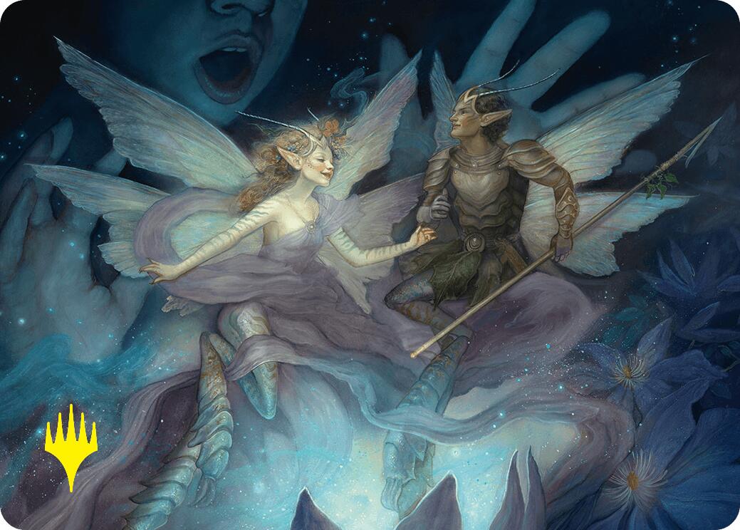Faebloom Trick Art Card (6/54) (Gold-Stamped Signature) [Foundations Art Series] | Anubis Games and Hobby