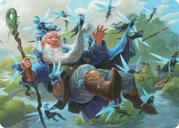 Mischievous Mystic Art Card (7/54) [Foundations Art Series] | Anubis Games and Hobby