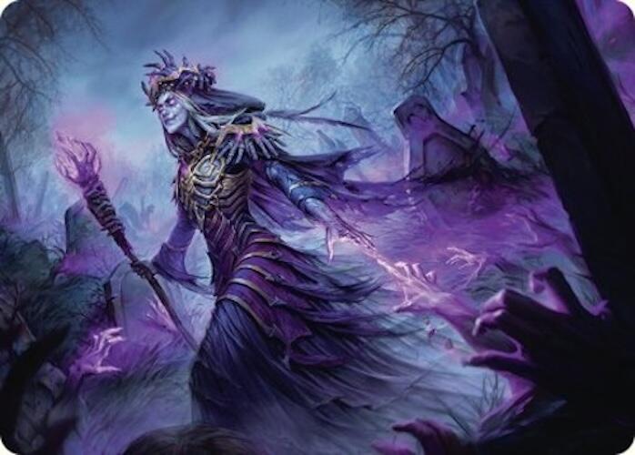 Zul Ashur, Lich Lord Art Card (10/54) [Foundations Art Series] | Anubis Games and Hobby