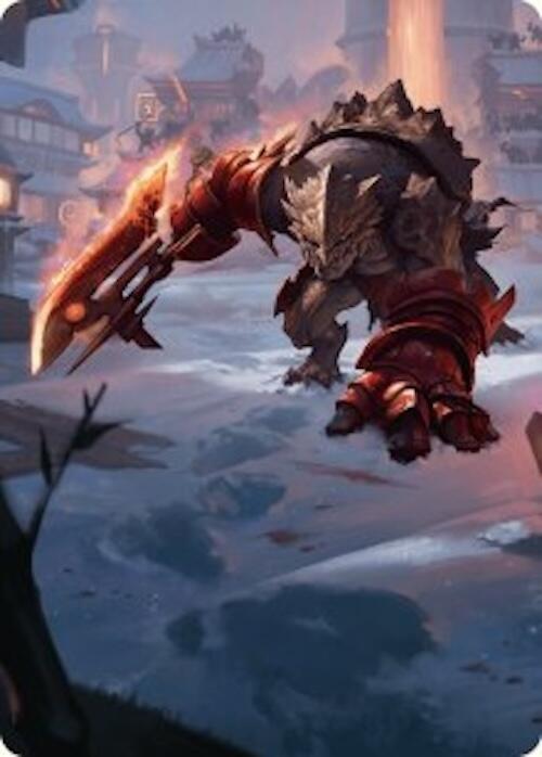 Searslicer Goblin Art Card (39/54) [Foundations Art Series] | Anubis Games and Hobby