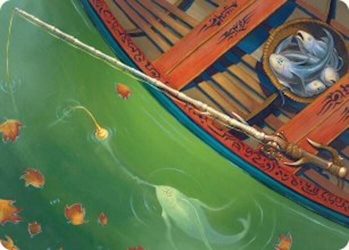 Fishing Pole Art Card (18/54) [Foundations Art Series] | Anubis Games and Hobby