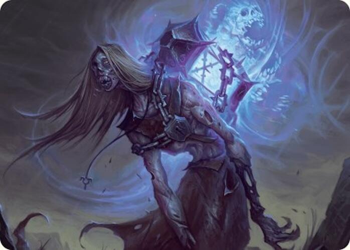 Soul-Shackled Zombie Art Card (9/54) [Foundations Art Series] | Anubis Games and Hobby