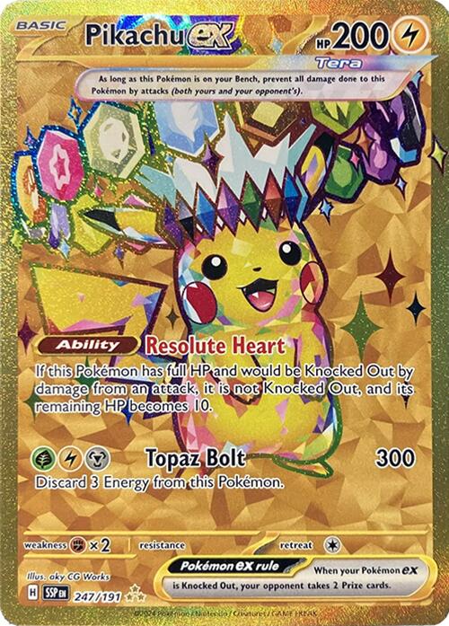 Pikachu ex (247/191) [Scarlet & Violet: Surging Sparks] | Anubis Games and Hobby