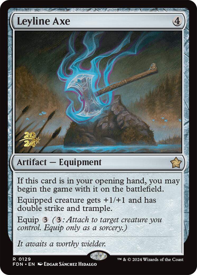 Leyline Axe [Foundations Prerelease Promos] | Anubis Games and Hobby