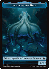 Scion of the Deep // Koma's Coil Doubled-Sided Token [Foundations Tokens] | Anubis Games and Hobby