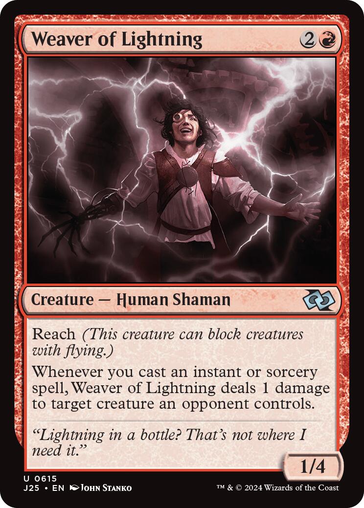 Weaver of Lightning [Foundations Jumpstart] | Anubis Games and Hobby