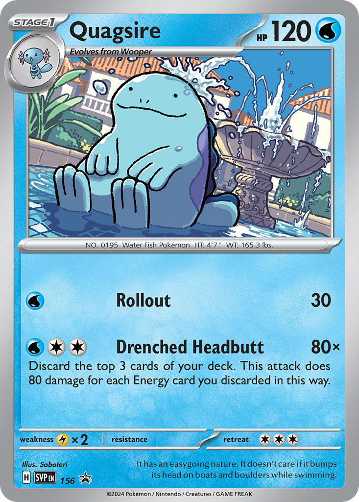 Quagsire (156) [Scarlet & Violet: Black Star Promos] | Anubis Games and Hobby