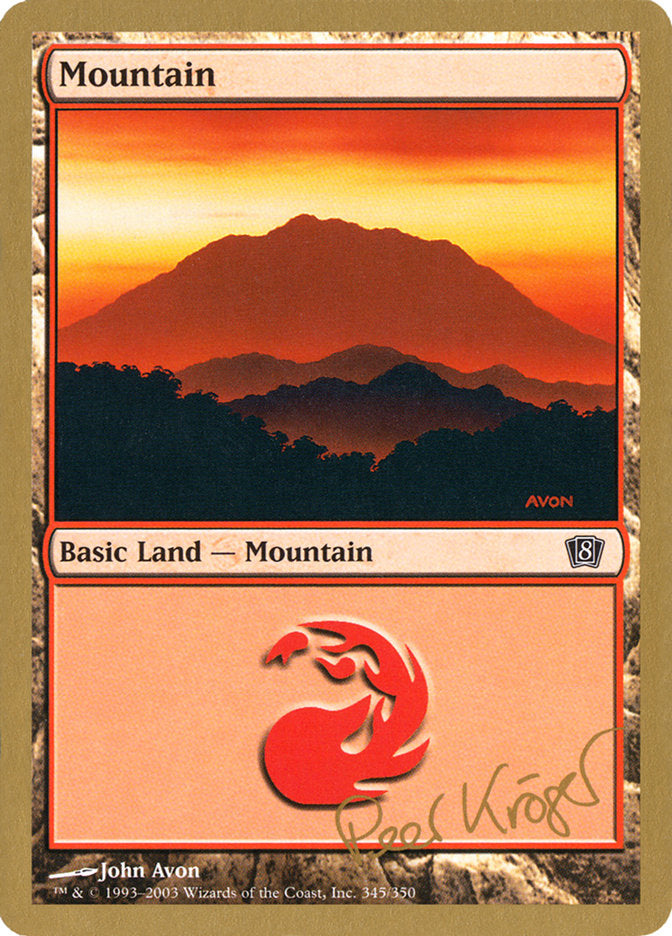 Mountain (pk345) (Peer Kroger) [World Championship Decks 2003] | Anubis Games and Hobby