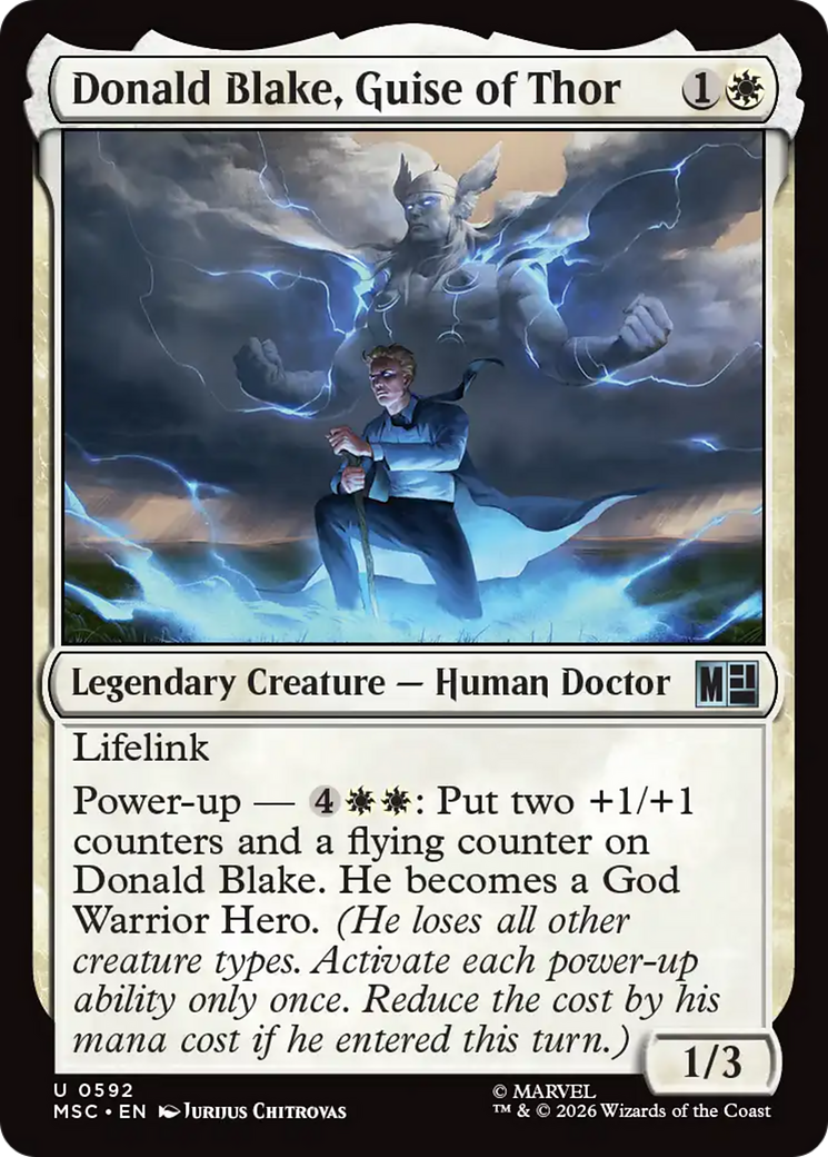 Donald Blake, Guise of Thor [Marvel Super Heroes Commander] | Anubis Games and Hobby