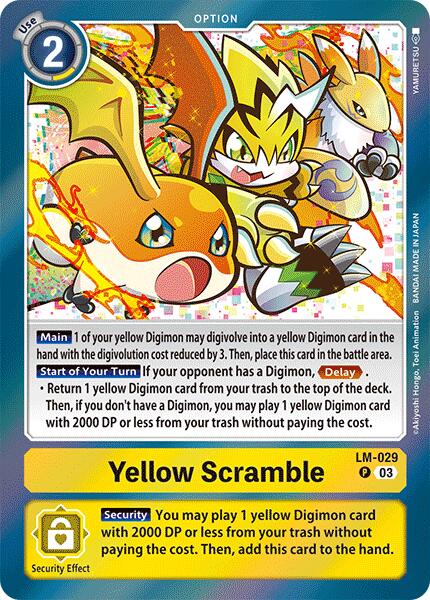 Yellow Scramble [LM-029] [Special Limited Set] | Anubis Games and Hobby