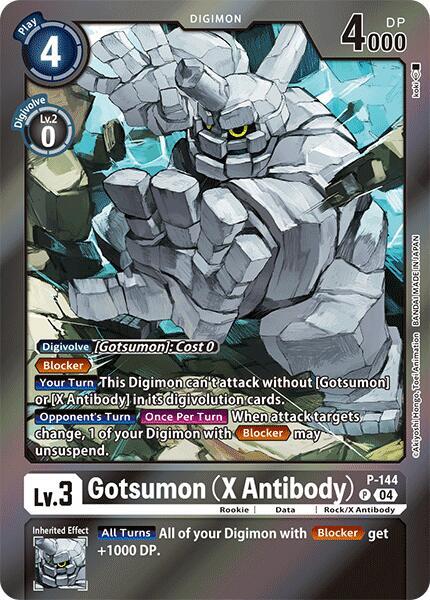 Gotsumon [P-144] (X Antibody) (Reprint) [Special Limited Set] | Anubis Games and Hobby