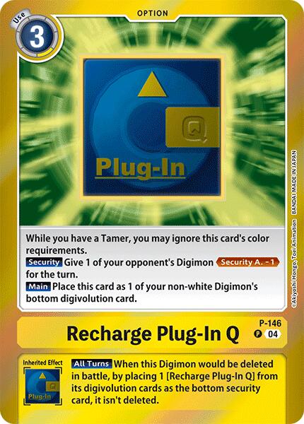 Recharge Plug-In Q [P-146] (Reprint) [Special Limited Set] | Anubis Games and Hobby
