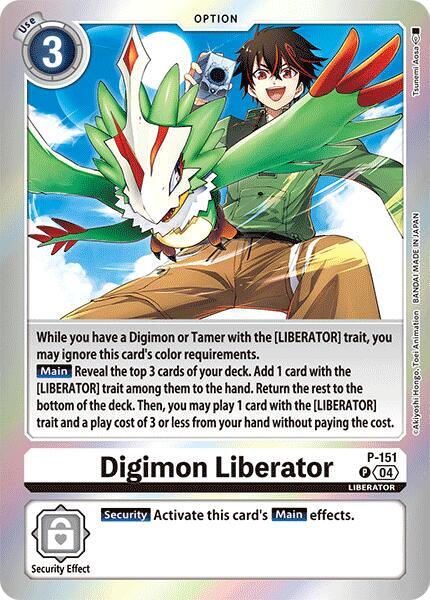 Digimon Liberator [P-151] (Reprint) [Special Limited Set] | Anubis Games and Hobby