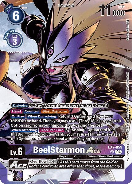 BeelStarmon ACE [EX7-059] (Alternate Art) (Box Topper) [Special Limited Set] | Anubis Games and Hobby