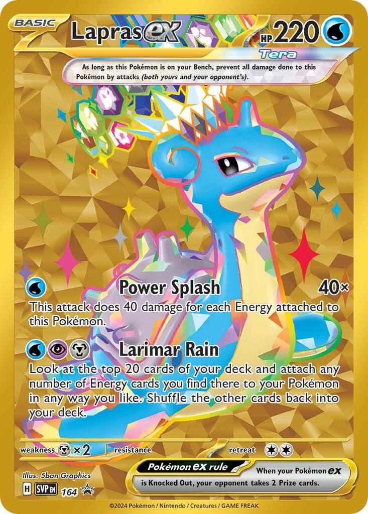 Lapras ex (164) [Scarlet & Violet: Black Star Promos] | Anubis Games and Hobby