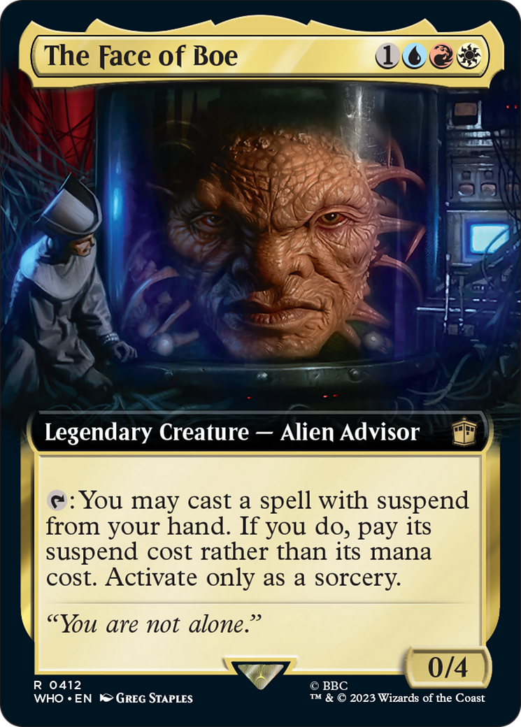 The Face of Boe (Extended Art) [Doctor Who] | Anubis Games and Hobby