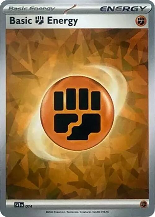 Basic Fighting Energy (014) (Cracked Ice Holo) [Scarlet & Violet: Stellar Crown] | Anubis Games and Hobby