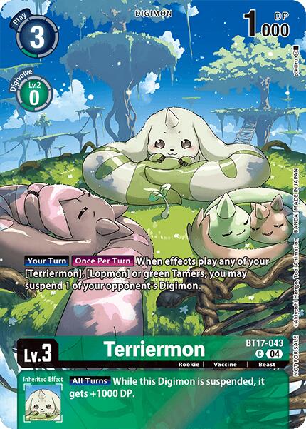 Terriermon [BT17-043] (Legend Pack 2024 Box Topper) [Chain of Liberation] | Anubis Games and Hobby